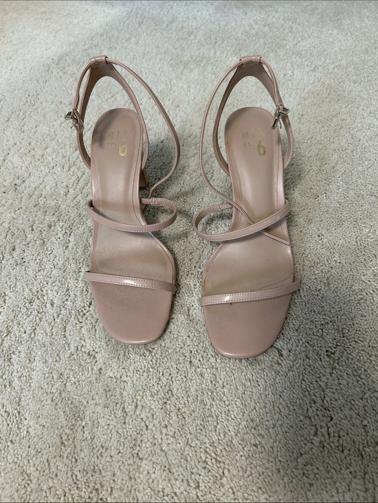 Mix No. 6 Shoes - Mix No. 6 Blush Strappy Ankle-Heel Sandals
